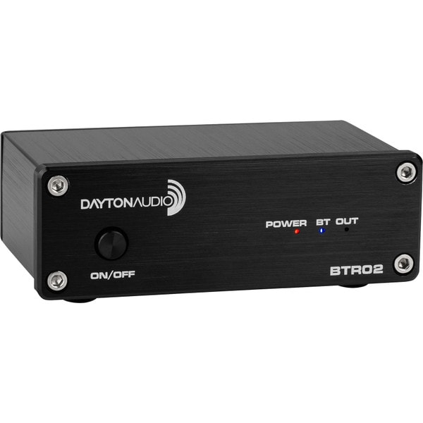 Main product image for Dayton Audio BTR02 Bluetooth 5.0 Audio Receiver With 24-BIT/48 KHZ APTX HD230-5120